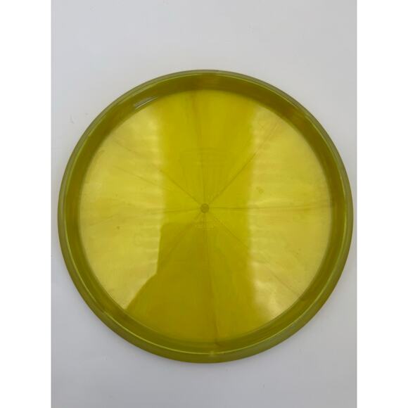 Disc Golf Floral Basket Stamp Midrange Driver Disc Yellow - Picture 2 of 2